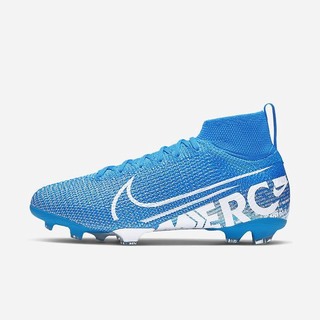 Ghete Fotbal Nike Jr. Mercurial Superfly 7 Elite FG Firm-Ground Baieti Albastri Obsidienne Albi | SB